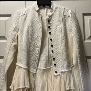 Free people cream jacket